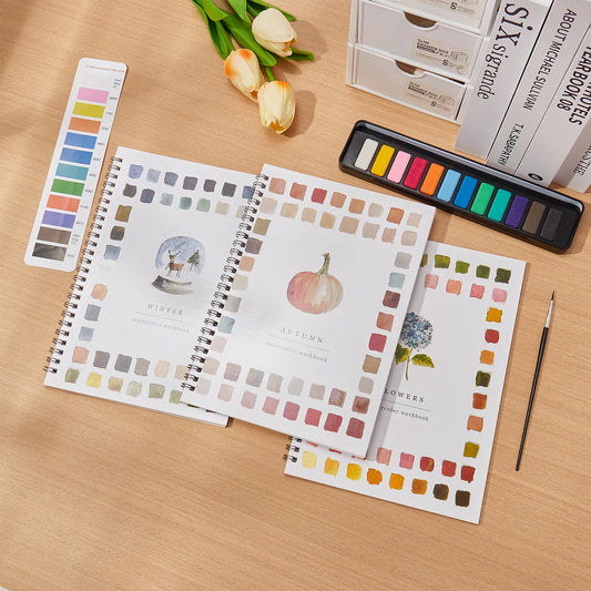 Watercolor Workbook – Libro per Dipingere ad Acquerello