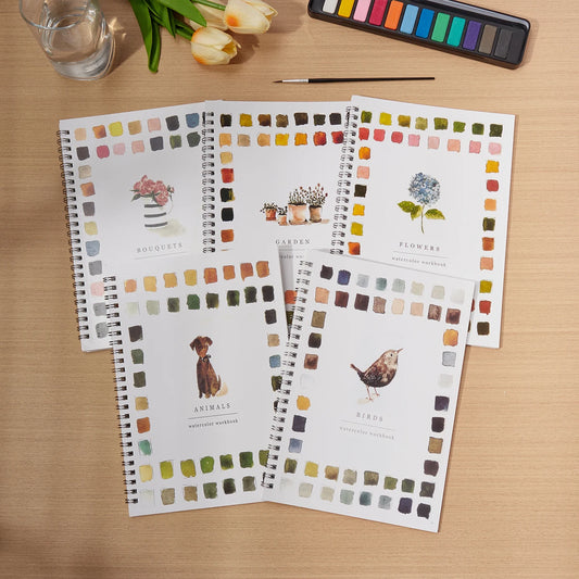 Watercolor Workbook – Libro per Dipingere ad Acquerello
